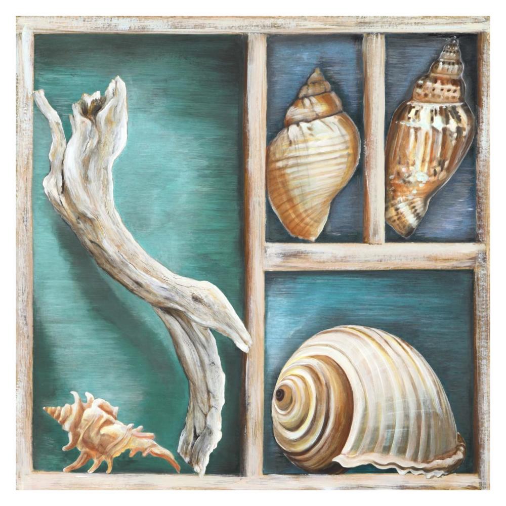 Collection of Memories I-Paper Art-32"x32"