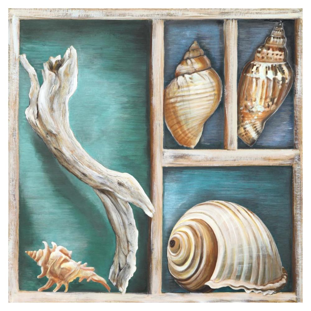 Collection of Memories I-Paper Art-38"x38"