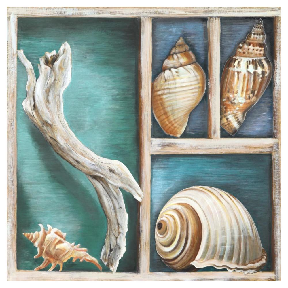Collection of Memories I-Paper Art-42"x42"