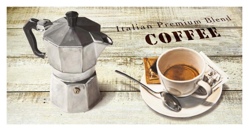 Italian Premium Blend-Paper Art-38"x20"