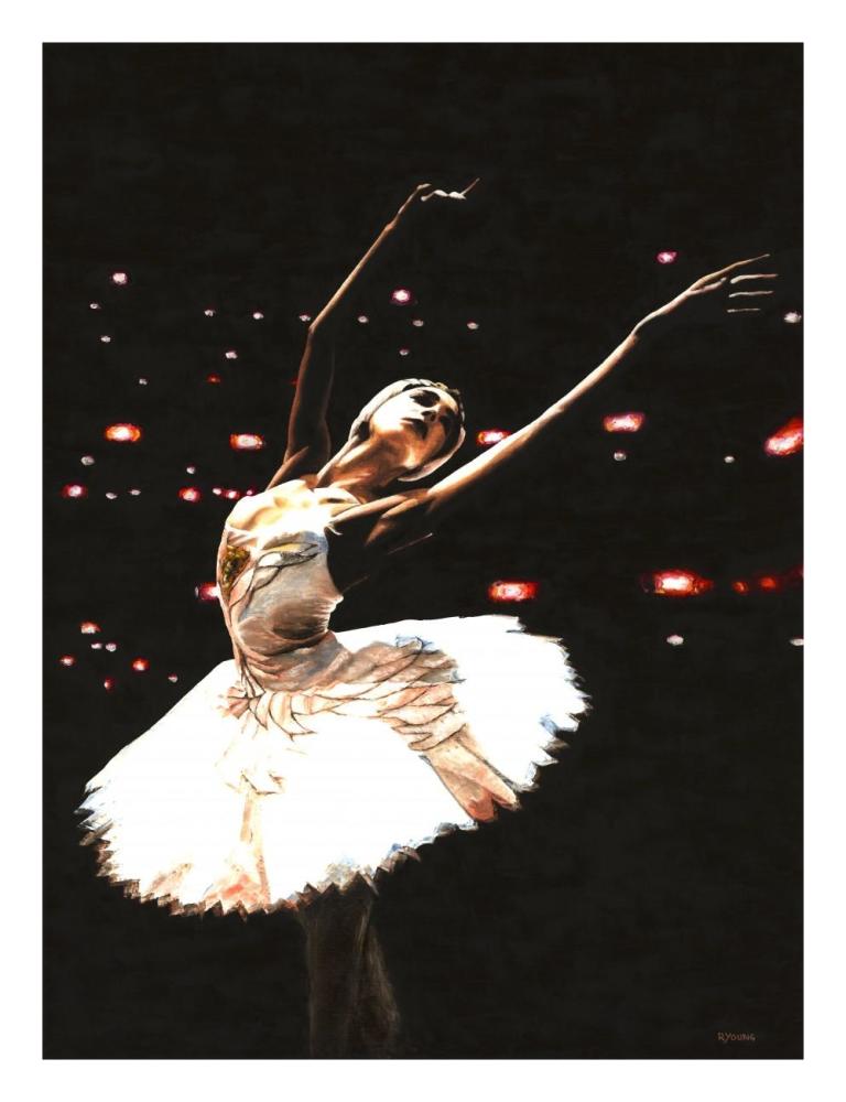 Prima Ballerina-Paper Art-20"x26"