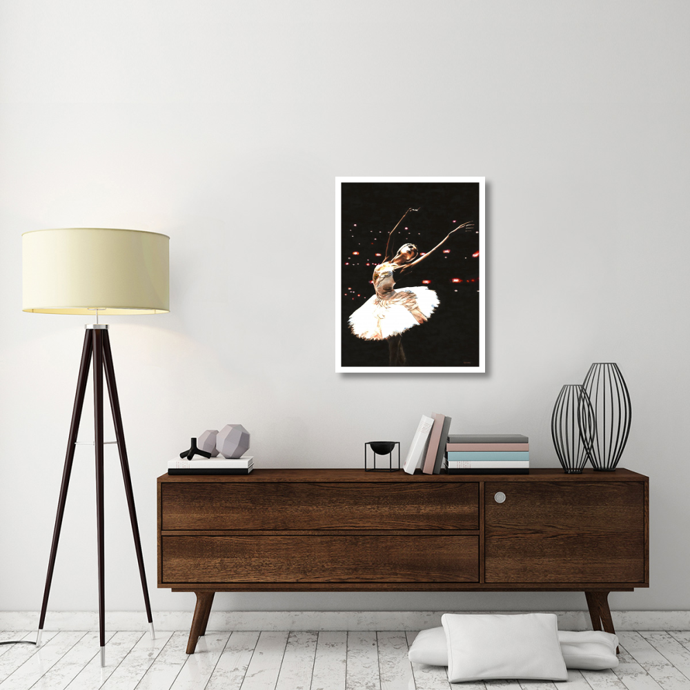 Prima Ballerina-Paper Art-26&quotx34"