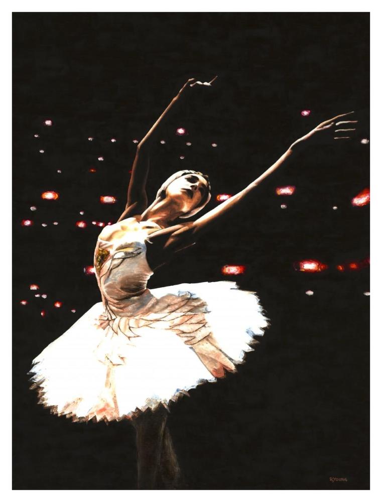 Prima Ballerina-Paper Art-32"x42"