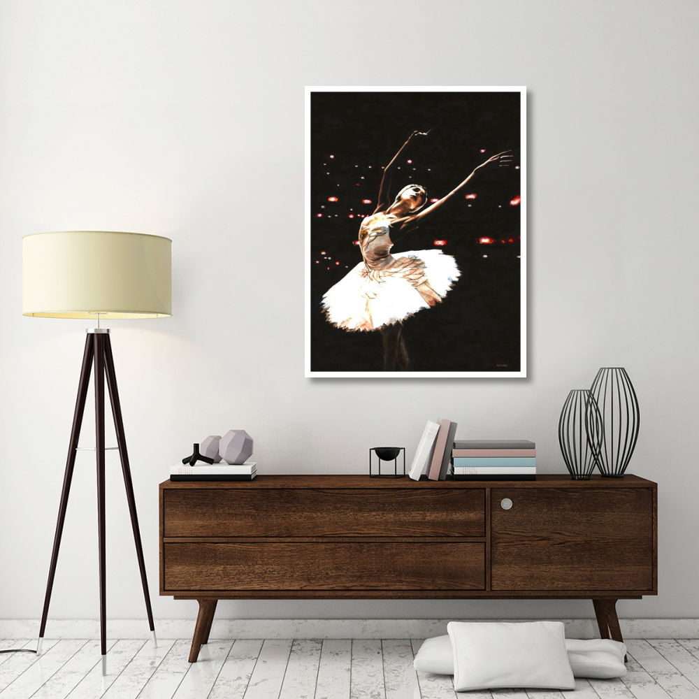 Prima Ballerina-Paper Art-38&quotx50"