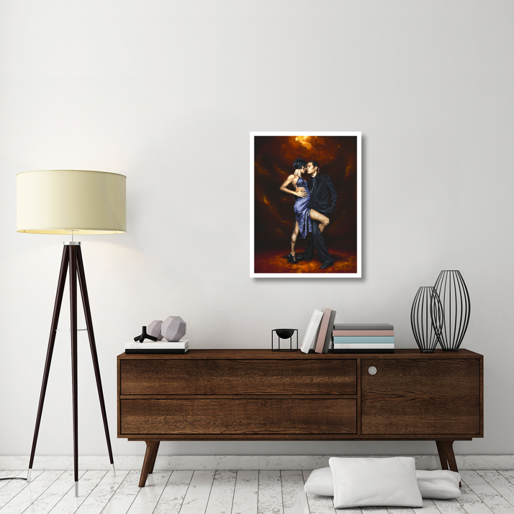 Held in Tango-Paper Art-26&quotx34"