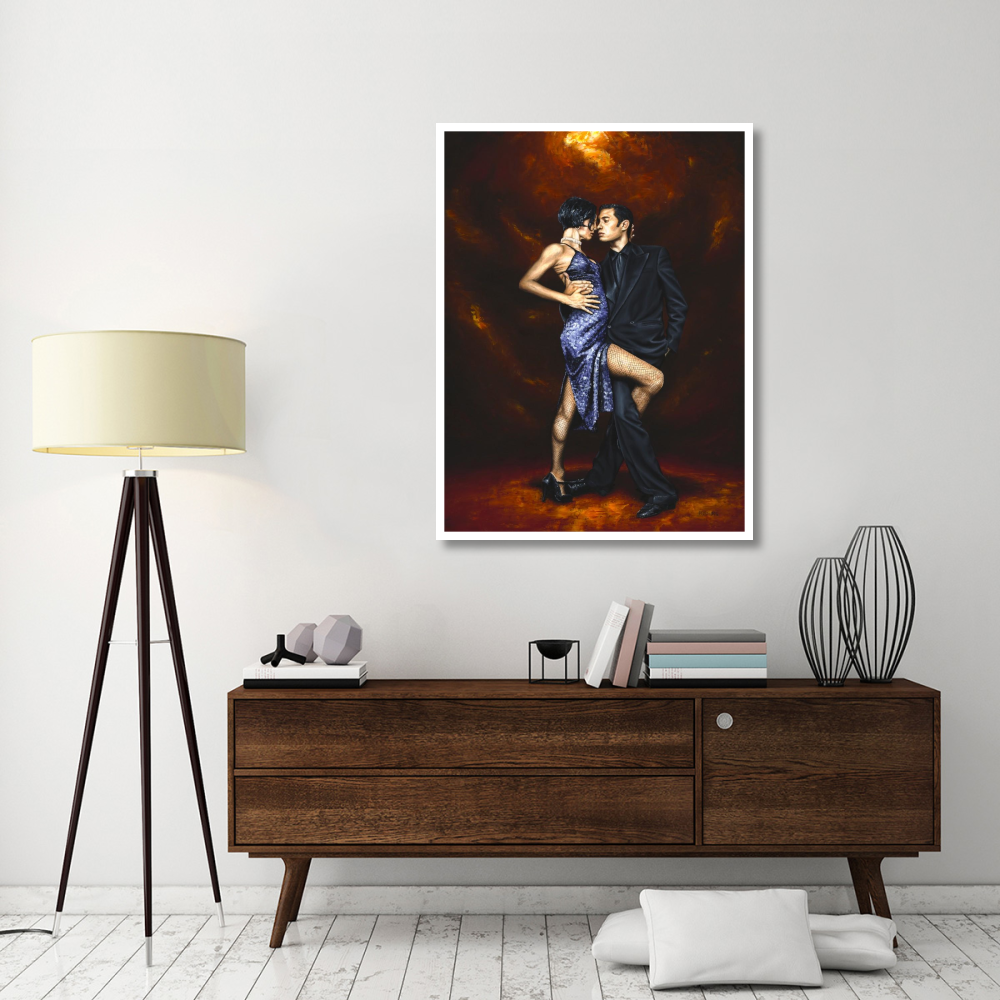 Held in Tango-Paper Art-38&quotx50"