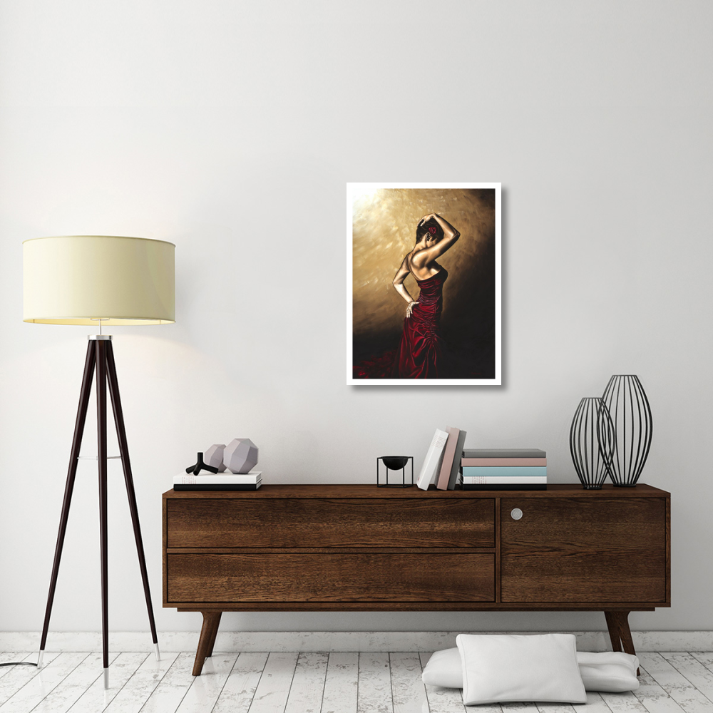Flamenco Woman-Paper Art-26&quotx34"