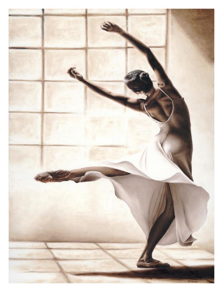Dance Finesse-Paper Art-26"x34"