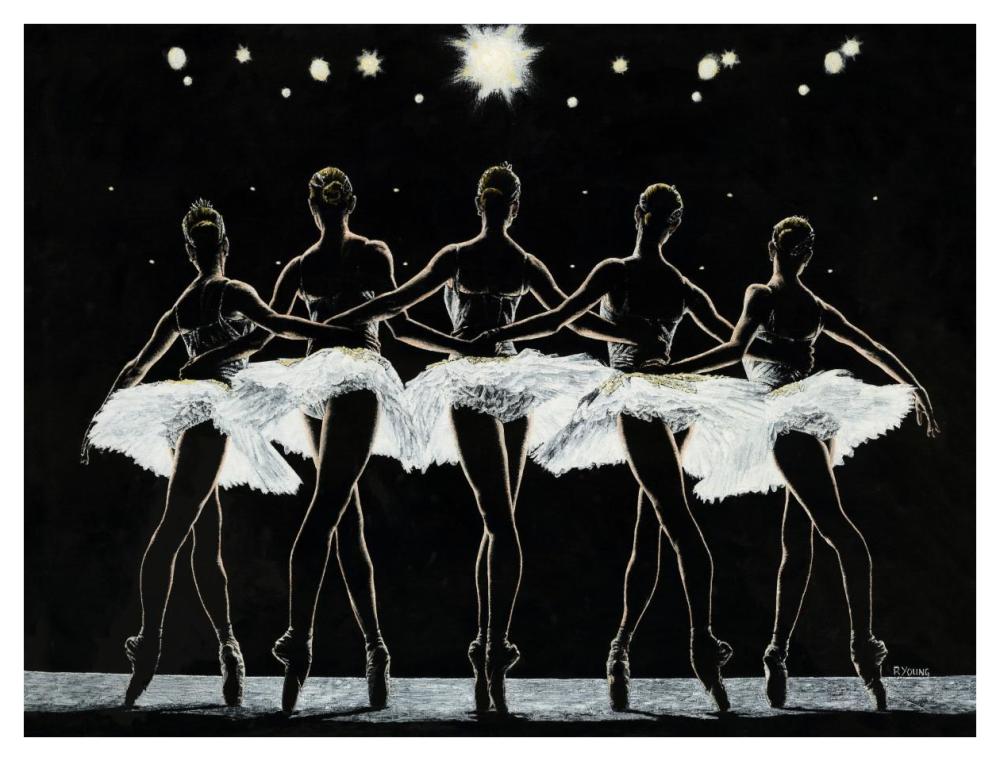 Dance Finale-Paper Art-42"x32"