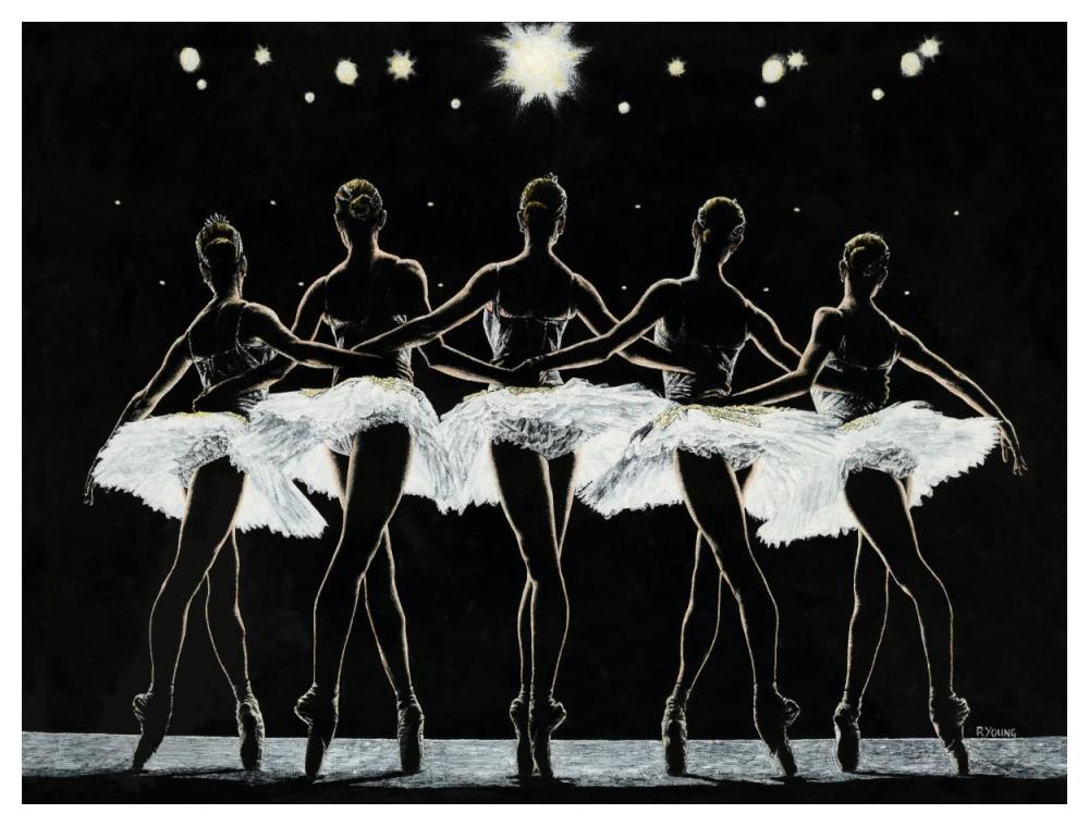 Dance Finale-Paper Art-50"x38"
