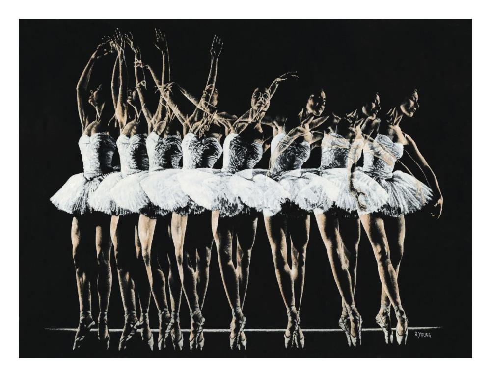 Dance Emotion-Paper Art-26"x20"