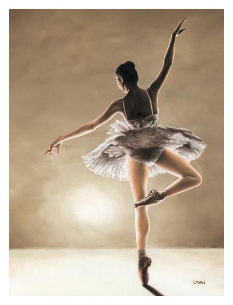 Dance Away-Paper Art-14"x18"