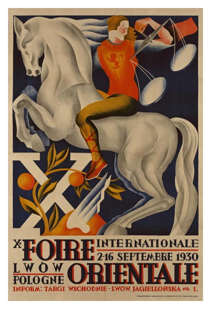Xe Foire Orientale - Vintage Aged Paper Style-Paper Art-14"x20"