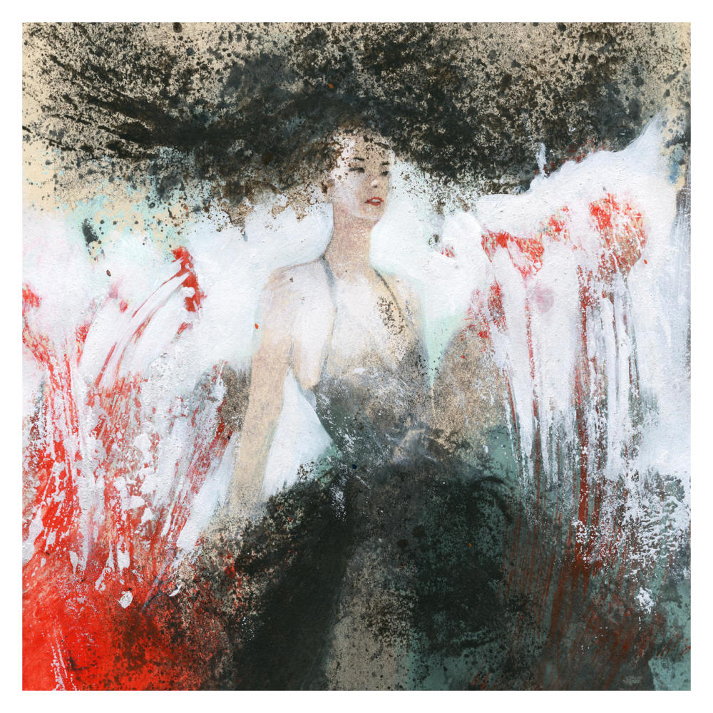 Enchantress-Paper Art-32"x32"