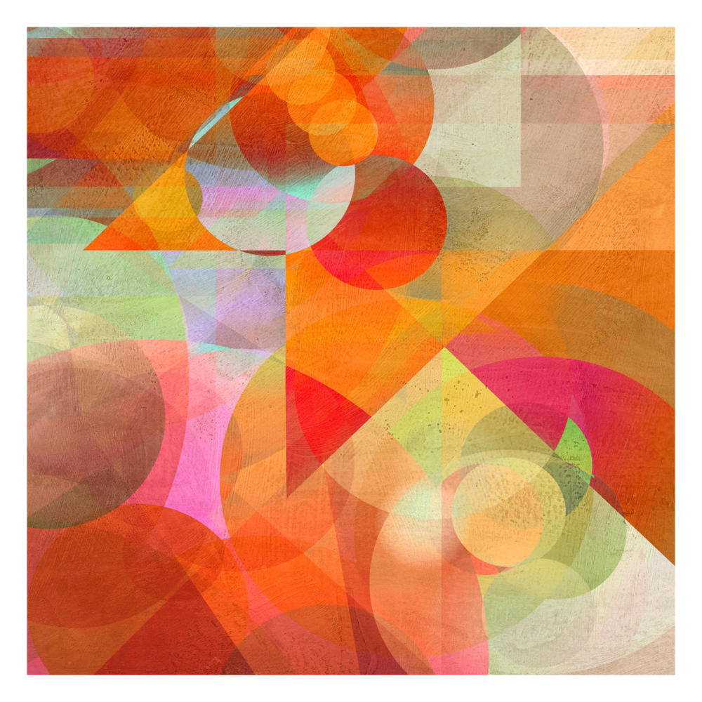 Dusk-Paper Art-26"x26"
