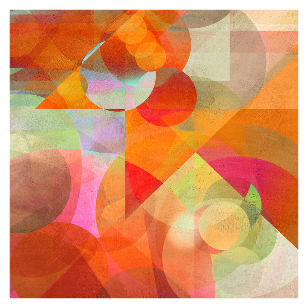 Dusk-Paper Art-32"x32"