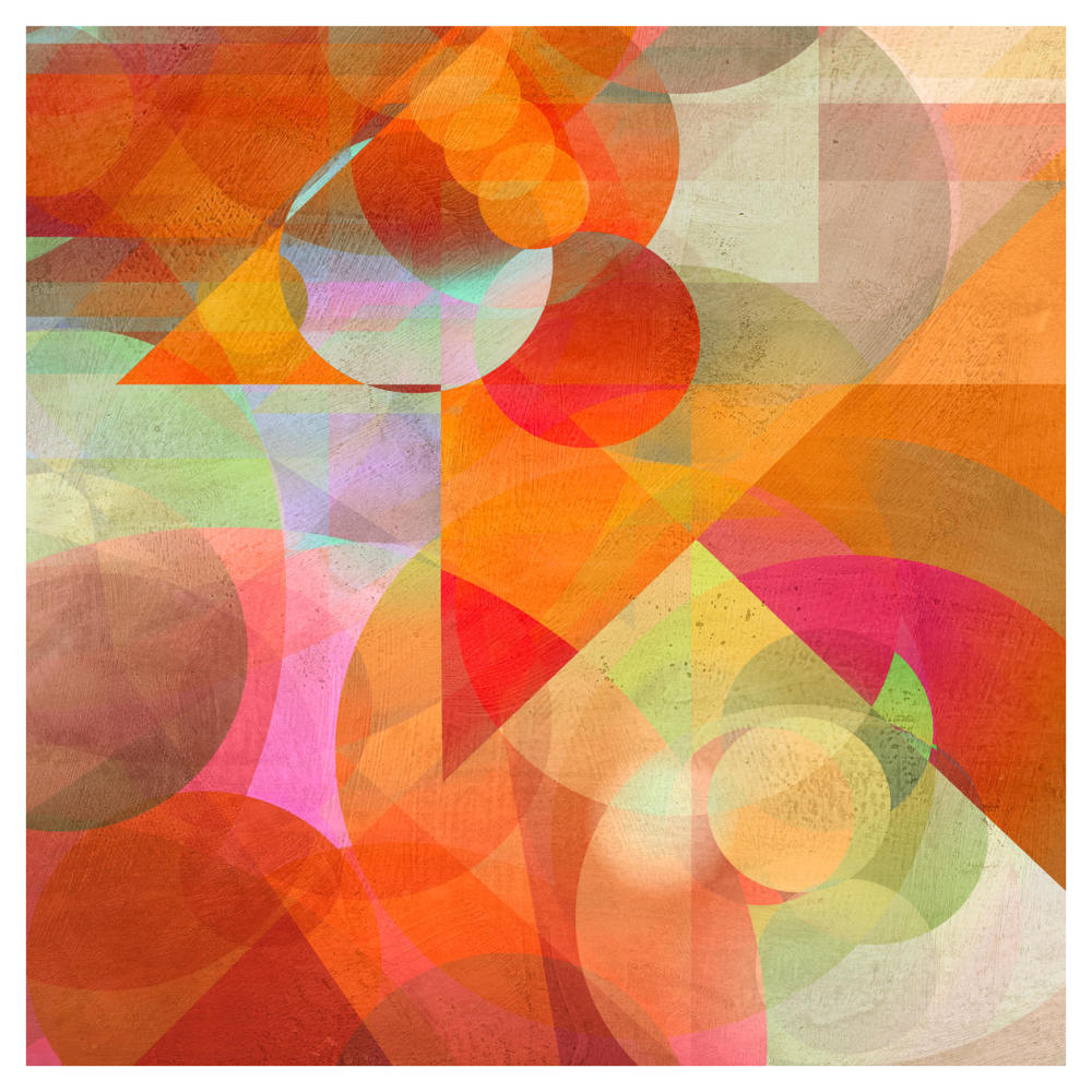 Dusk-Paper Art-42"x42"