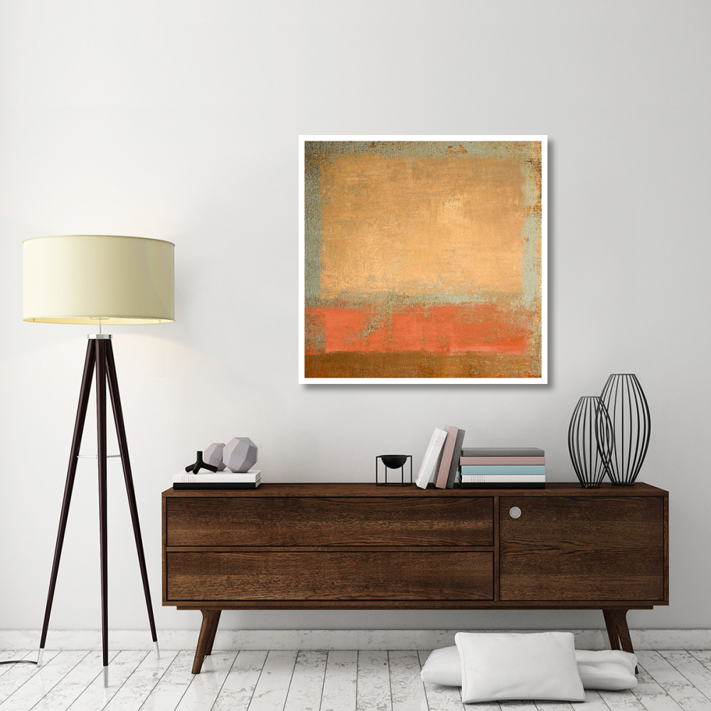 Serene Horizon-Paper Art-42&quotx42"