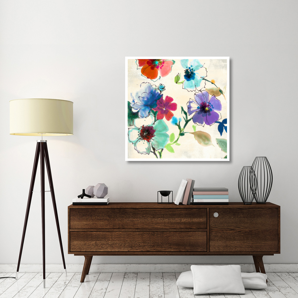 Flora I-Paper Art-42&quotx42"