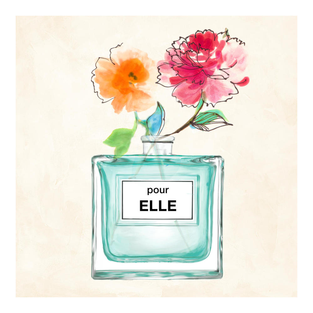 Pour Elle II-Paper Art-20"x20"