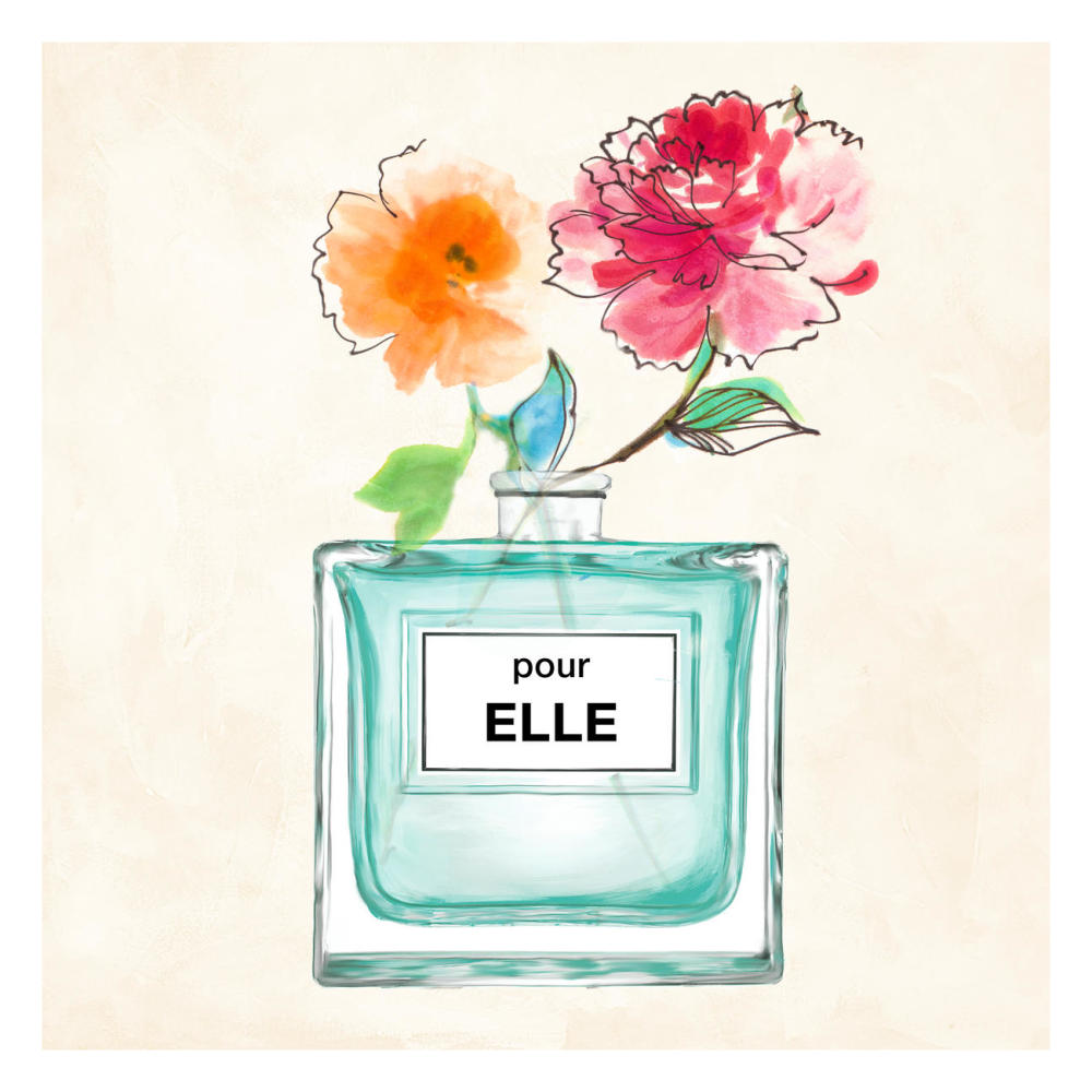 Pour Elle II-Paper Art-26"x26"