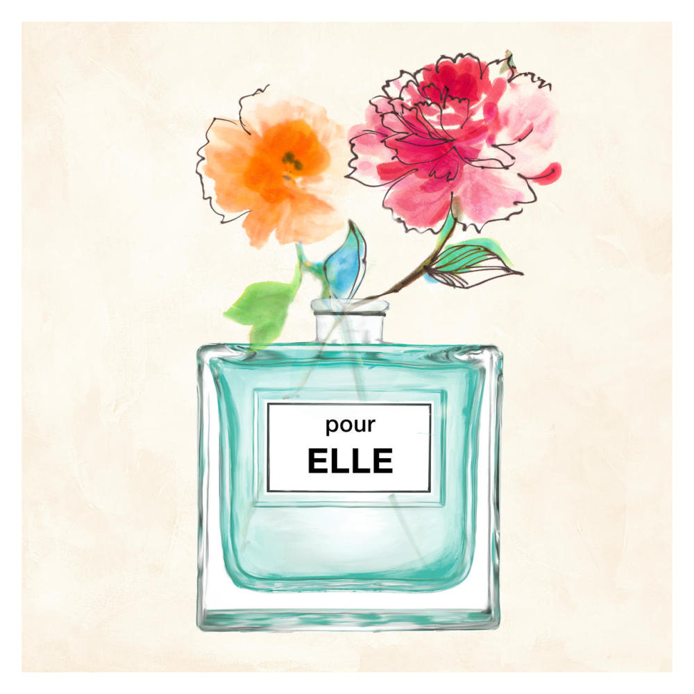 Pour Elle II-Paper Art-32"x32"