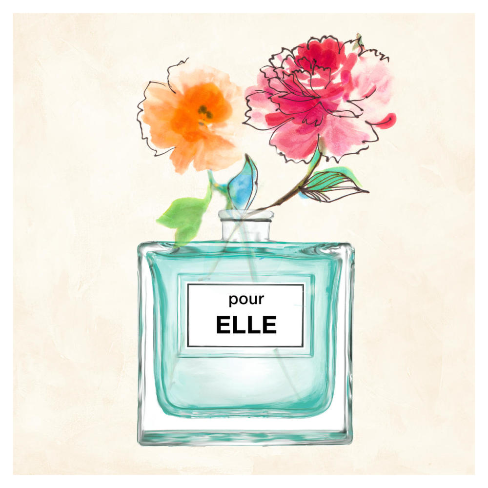 Pour Elle II-Paper Art-38"x38"