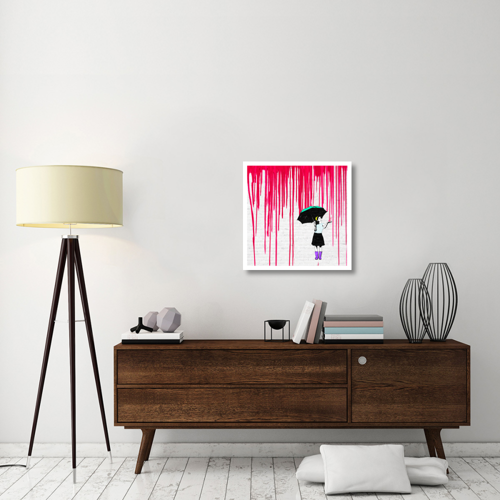 Expecting Red-Paper Art-26&quotx26"