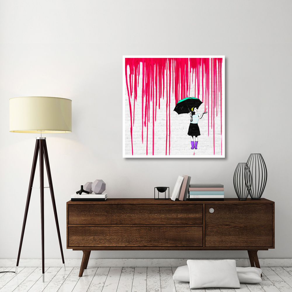 Expecting Red-Paper Art-42&quotx42"