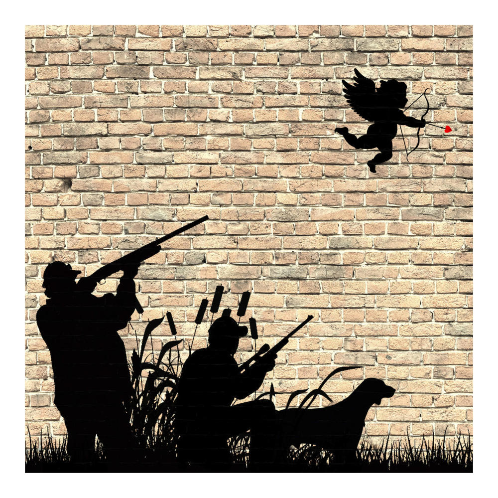 Open Season-Paper Art-20"x20"