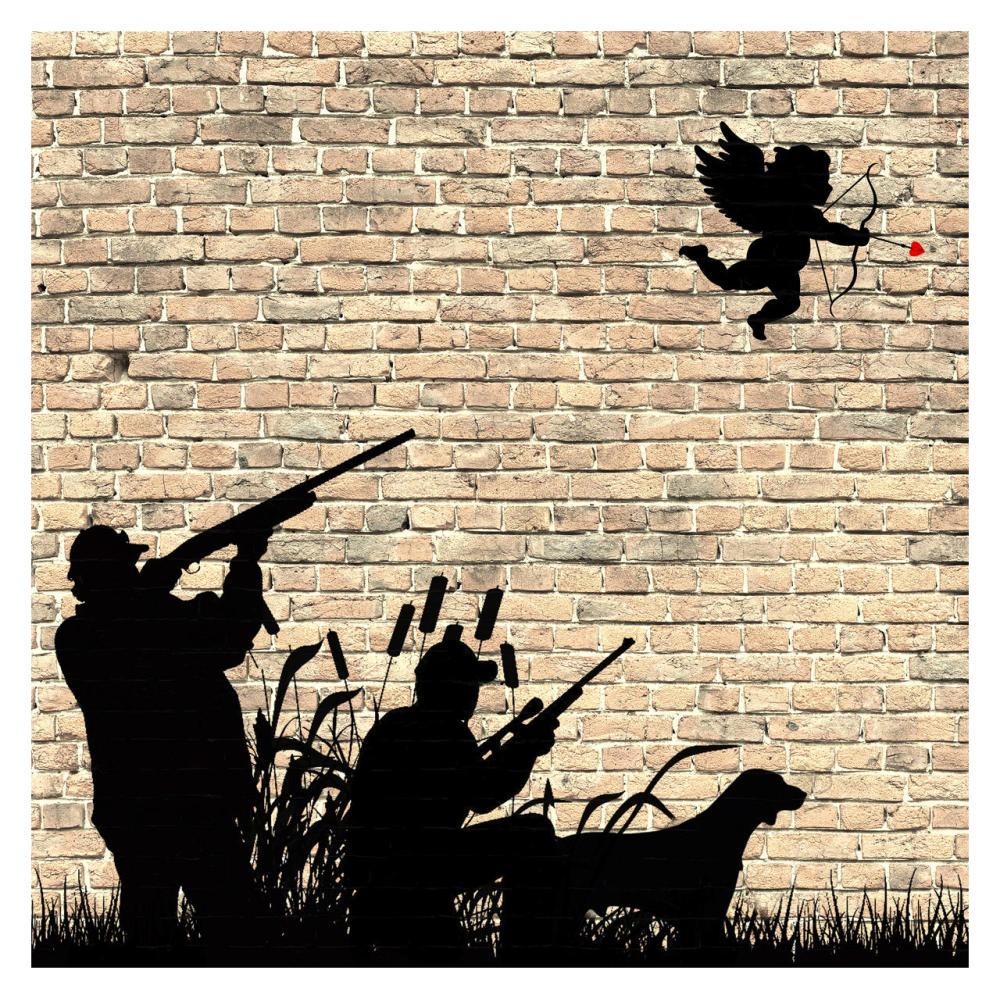 Open Season-Paper Art-32"x32"