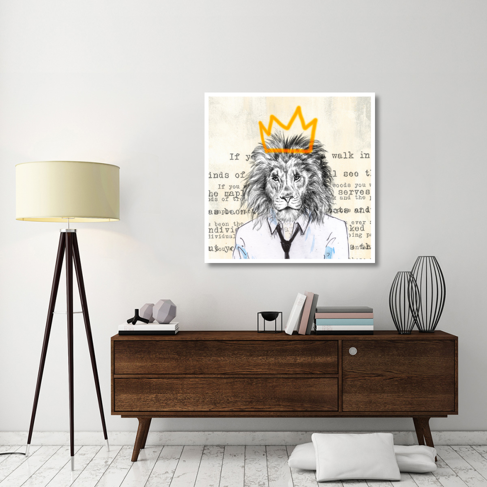 Bobo King-Paper Art-42&quotx42"
