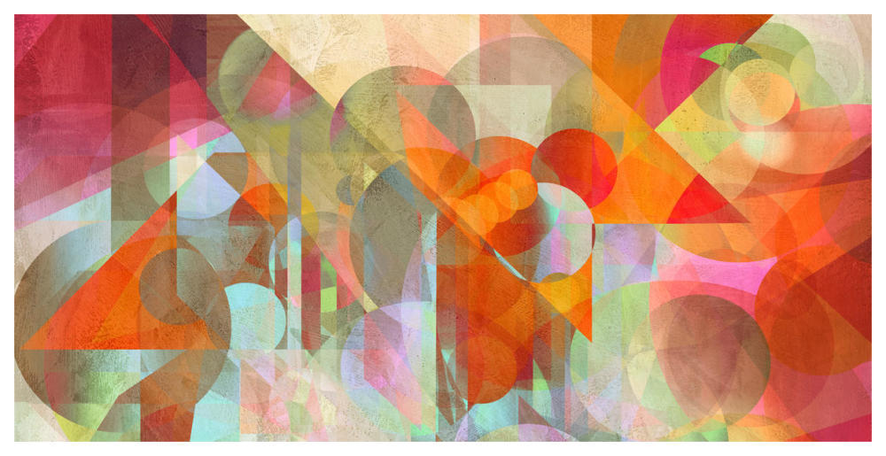 Alternate Movements-Paper Art-62"x32"