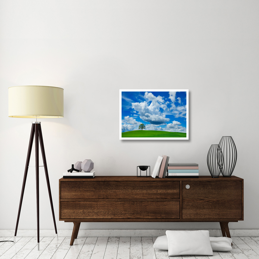 Oak and clouds, Bavaria, Germany-Paper Art-32&quotx23"
