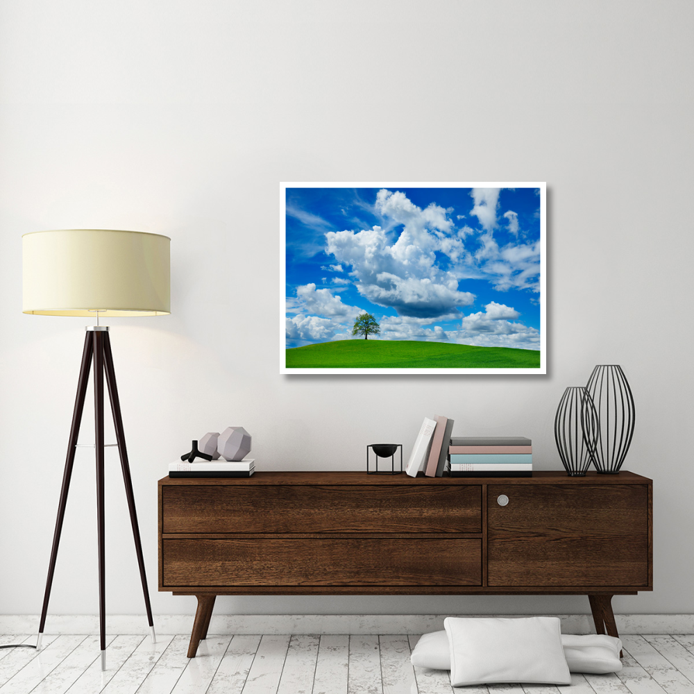 Oak and clouds, Bavaria, Germany-Paper Art-46&quotx33"