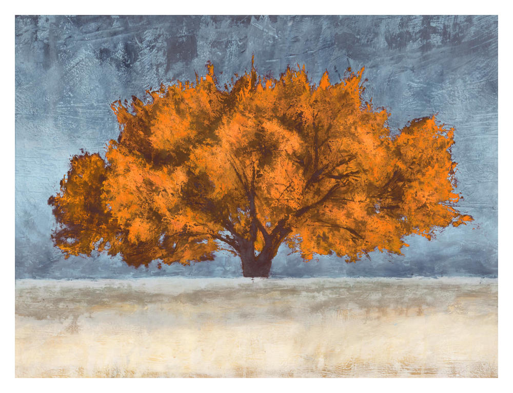 Golden Oak-Paper Art-18"x14"