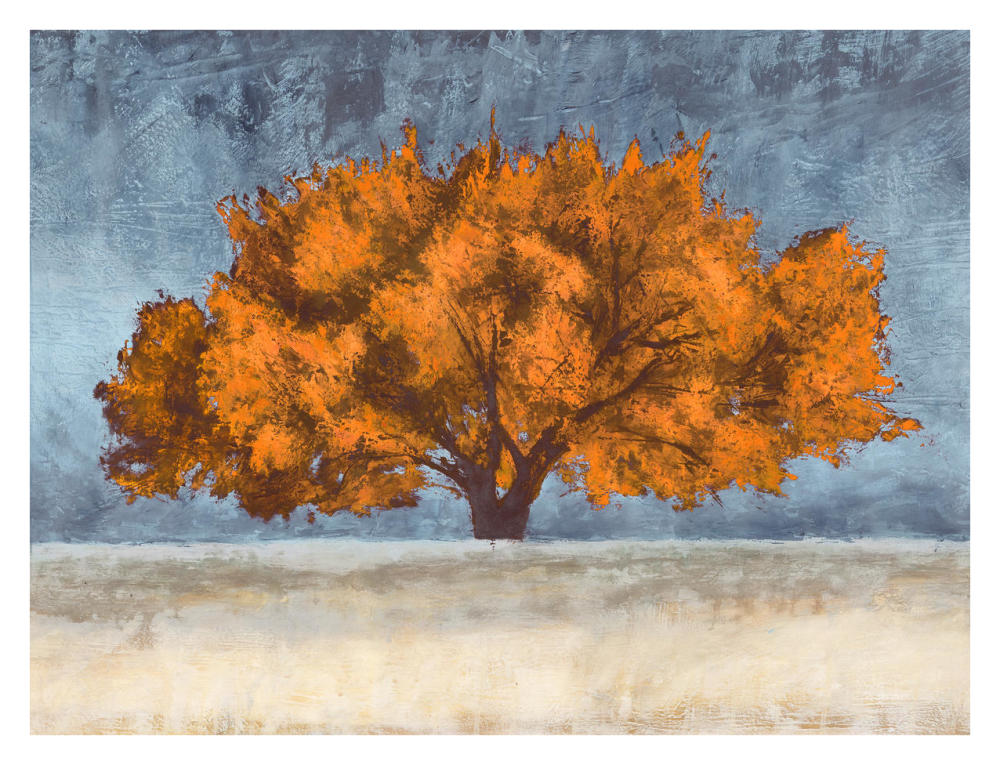 Golden Oak-Paper Art-34"x26"