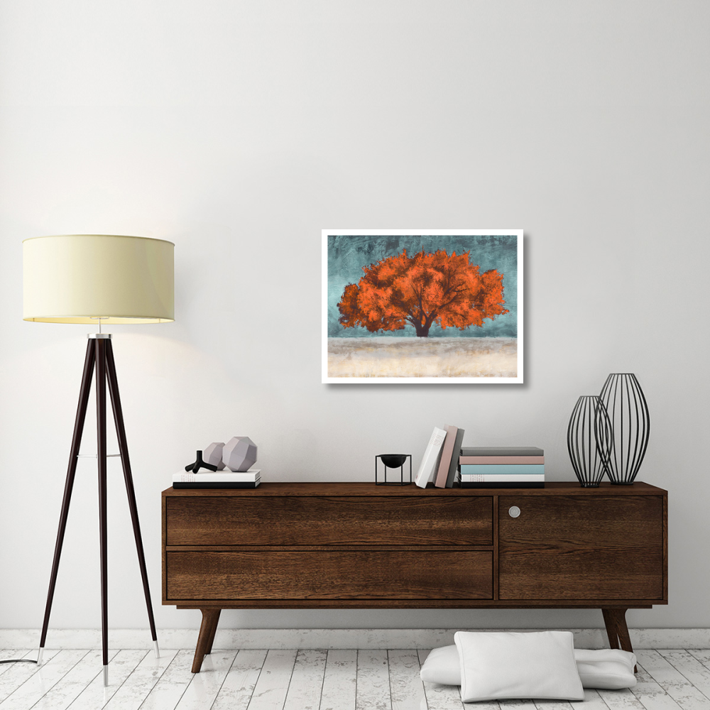 Orange Oak-Paper Art-34&quotx26"