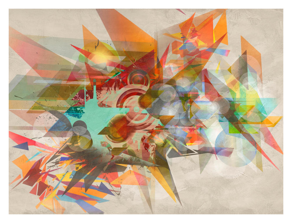 Machinery in Motion-Paper Art-34"x26"
