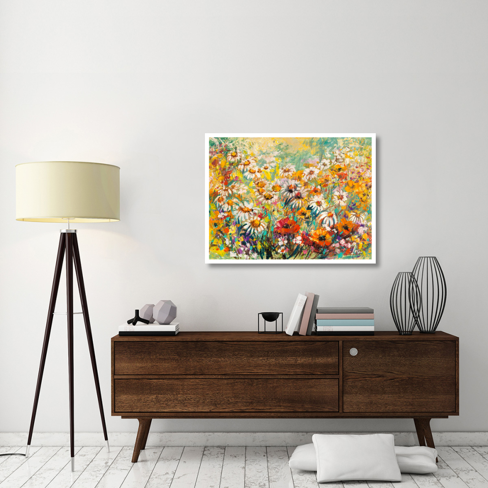 Campo fiorito-Paper Art-42&quotx32"