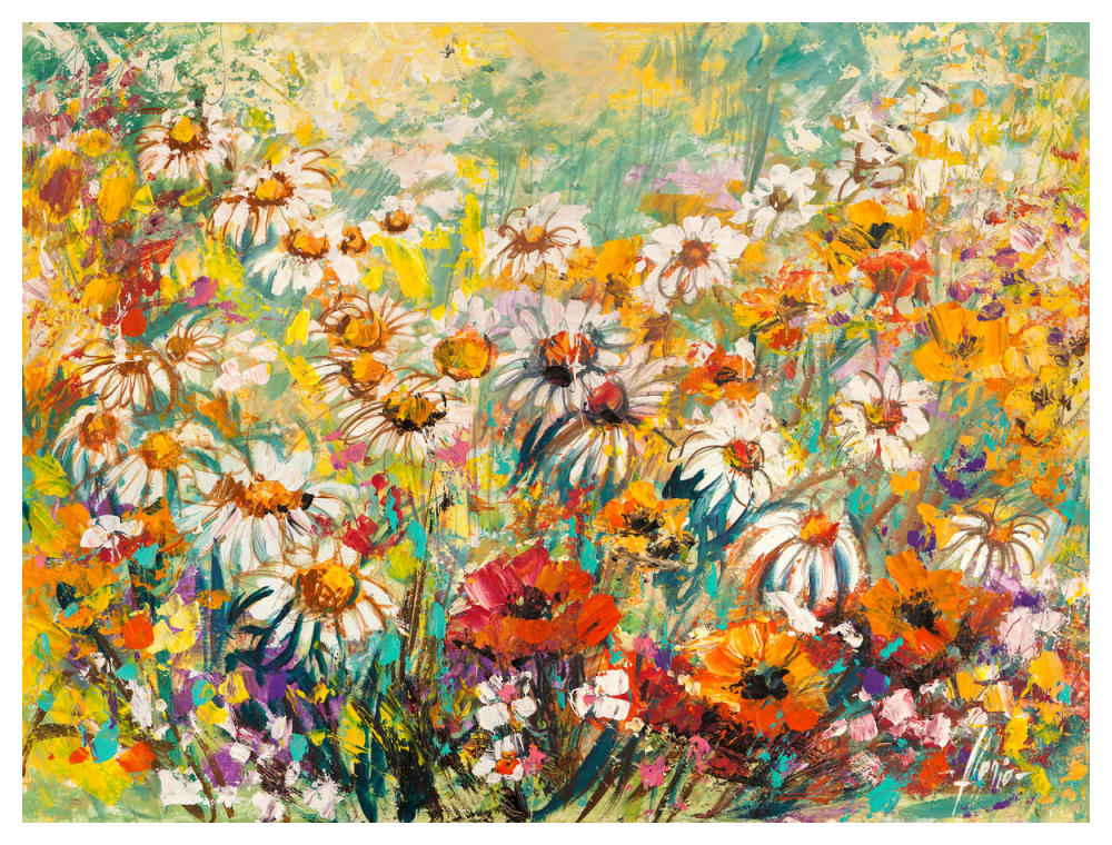 Campo fiorito-Paper Art-50"x38"