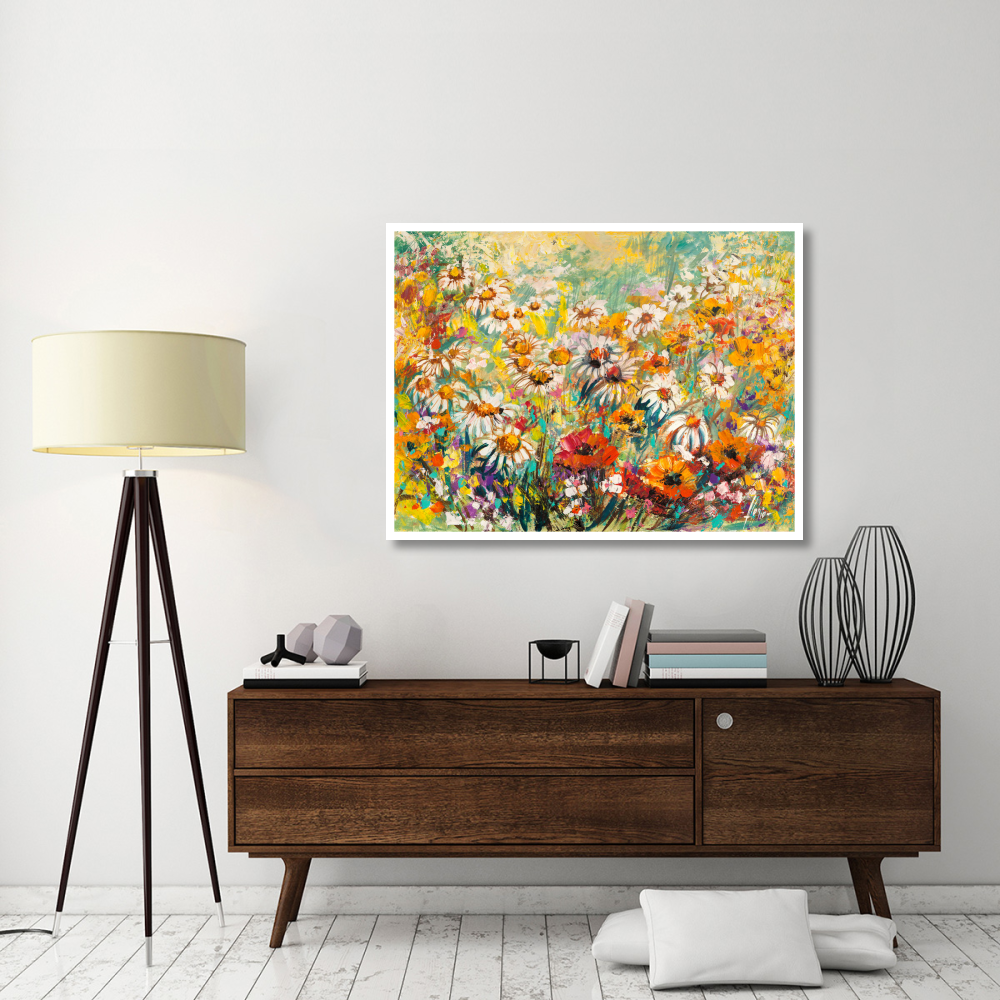 Campo fiorito-Paper Art-50&quotx38"