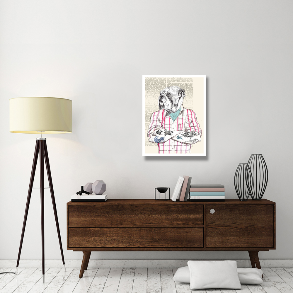 Hipster Socialite-Paper Art-26&quotx34"