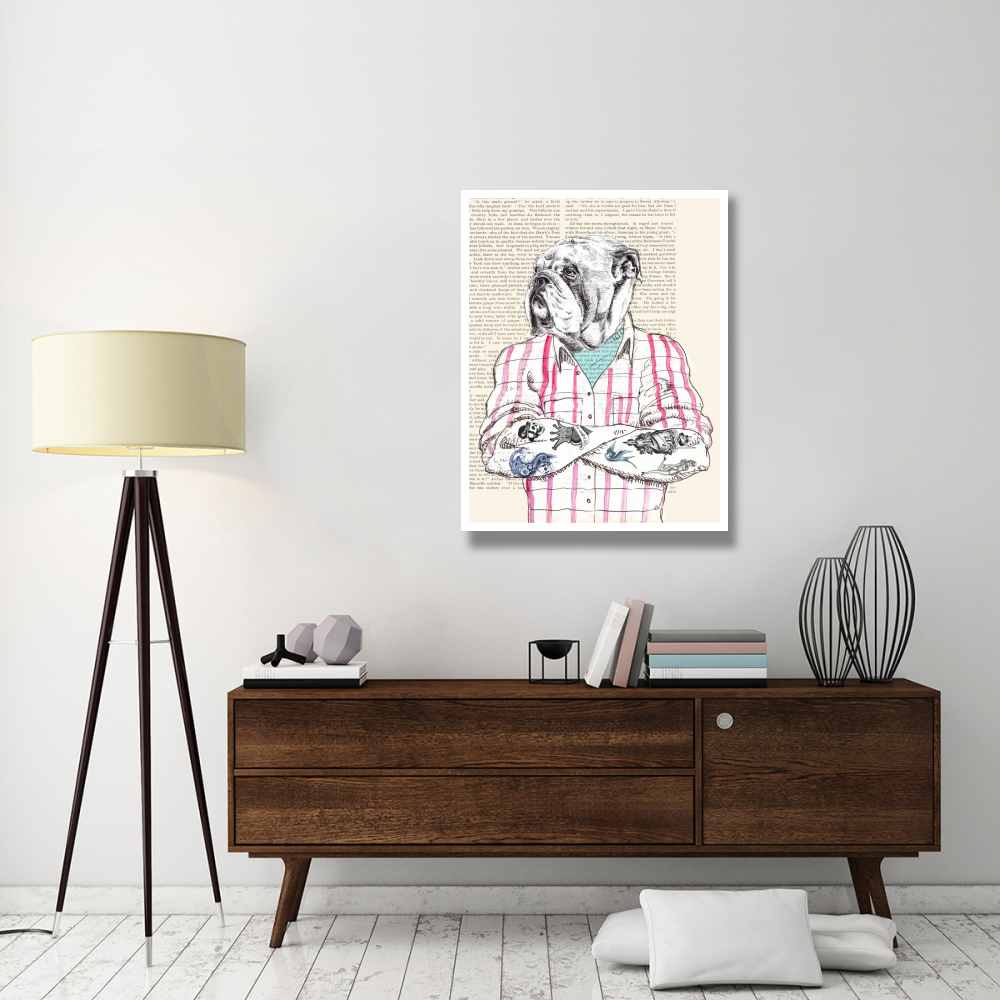 Hipster Socialite-Paper Art-32&quotx42"
