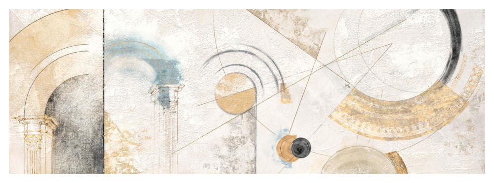 Geometrie complesse-Paper Art-56"x20"