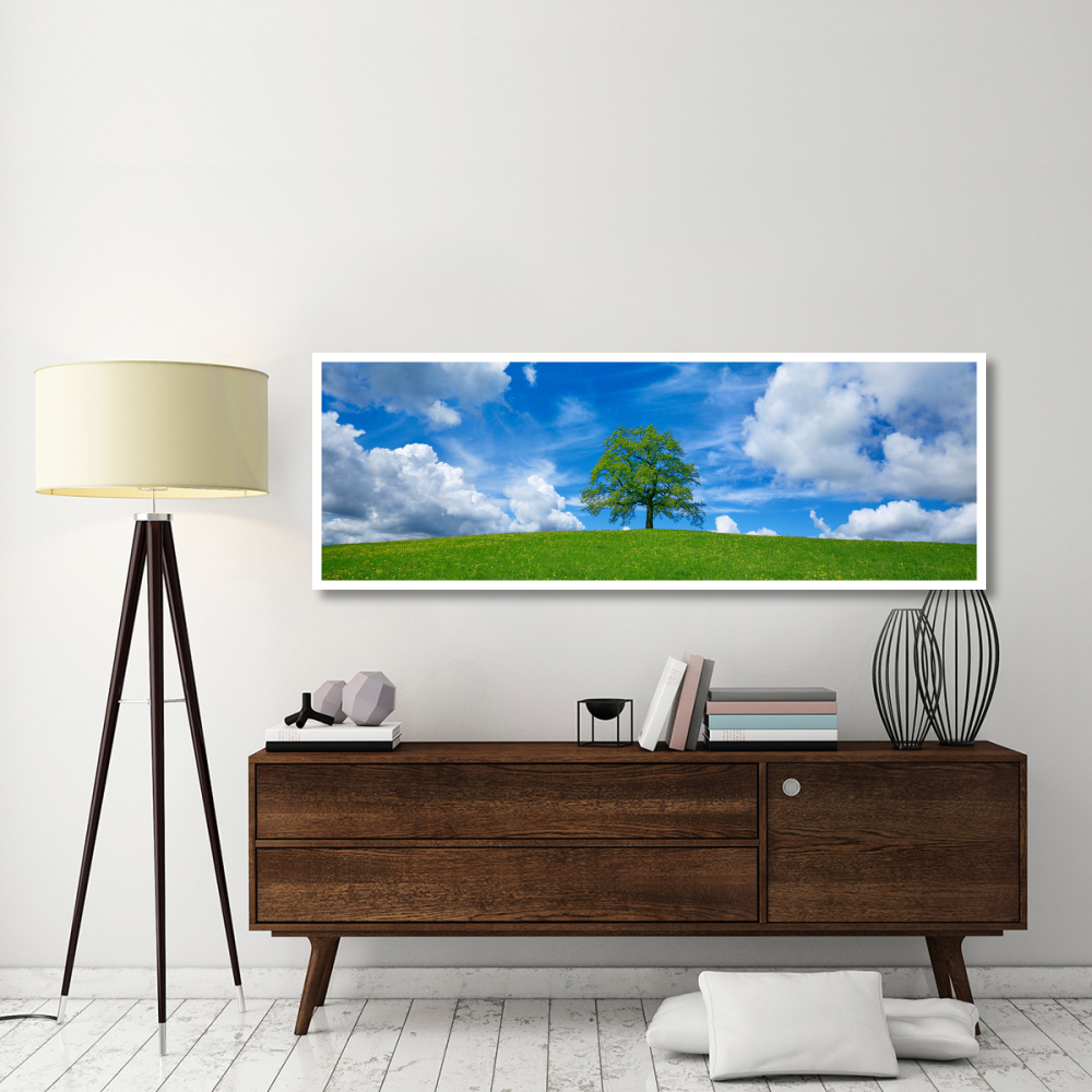 Oak and clouds, Bavaria, Germany-Paper Art-74&quotx26"
