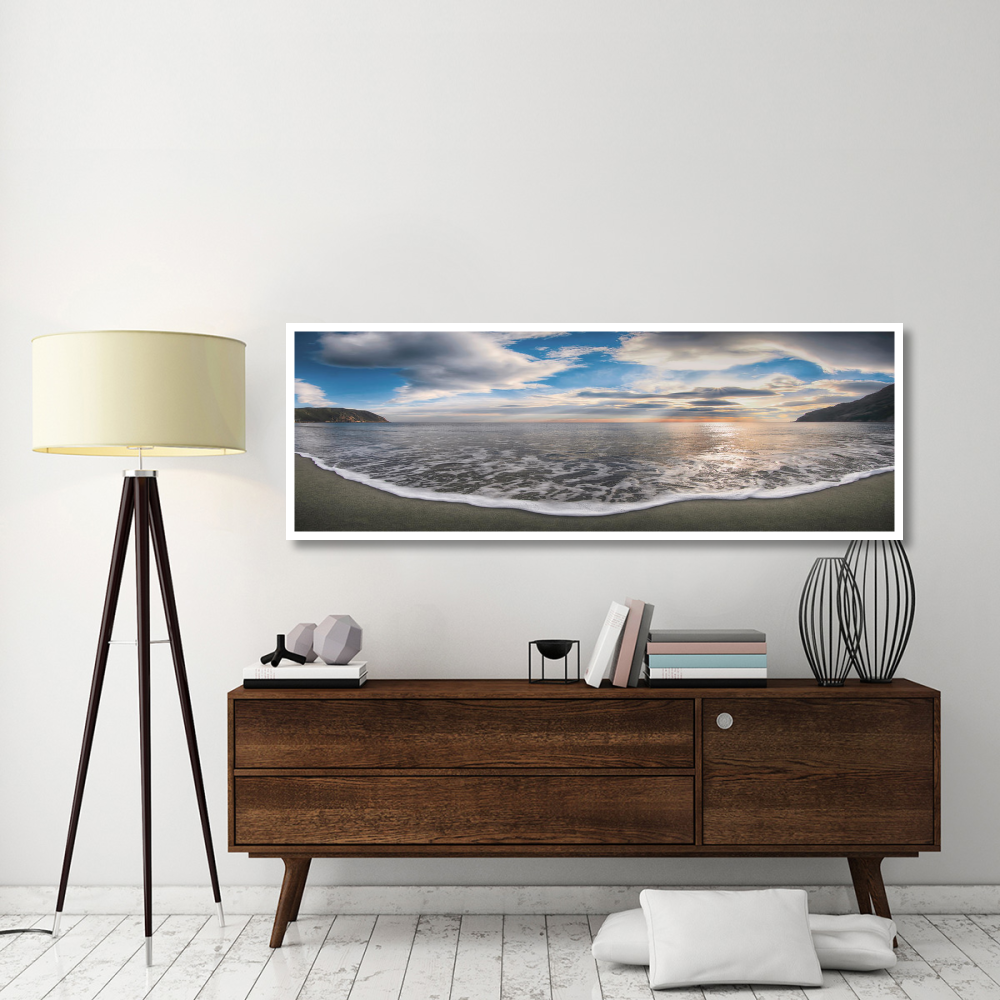 Onda del mattino-Paper Art-74&quotx26"
