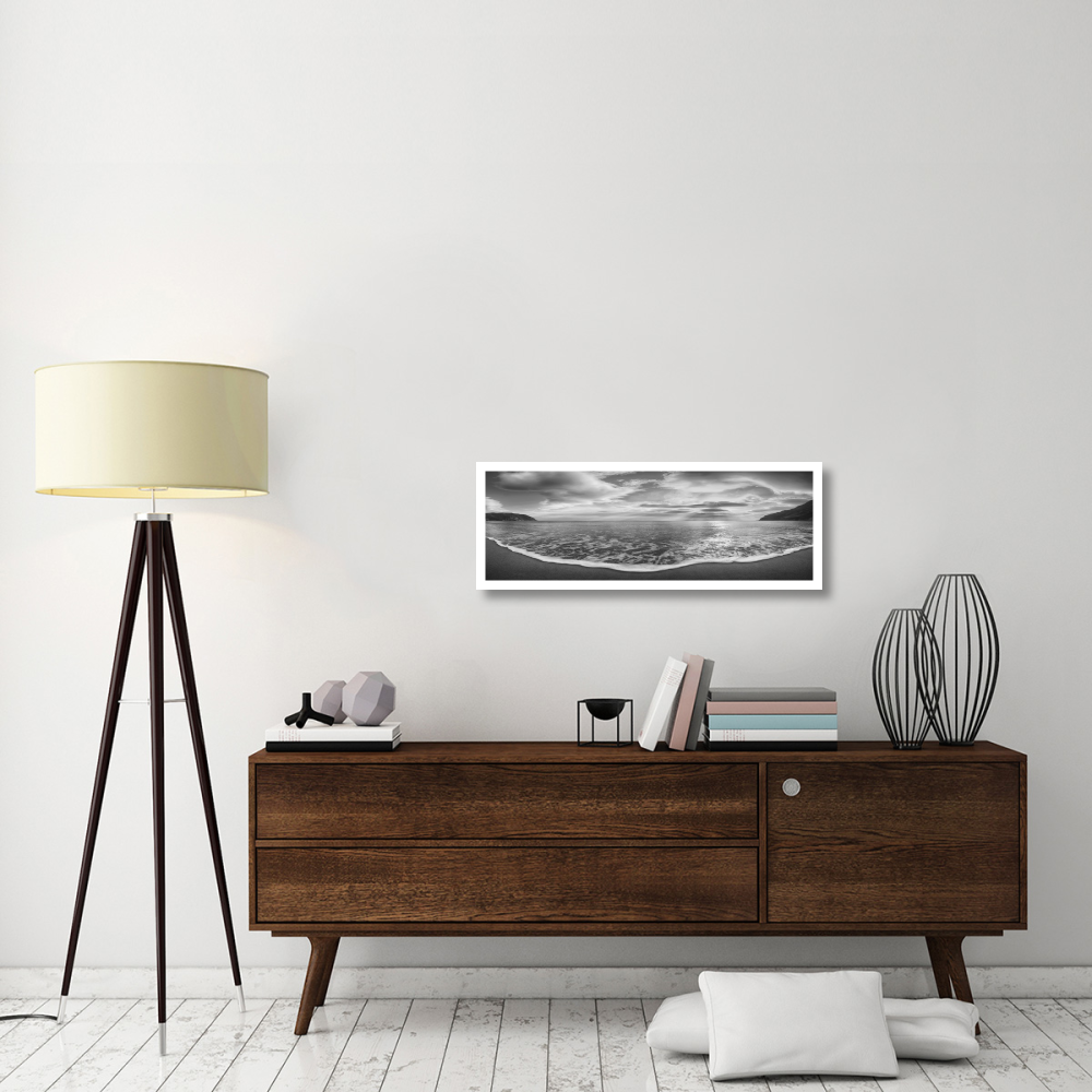 Onda del mattino (BW)-Paper Art-38&quotx14"