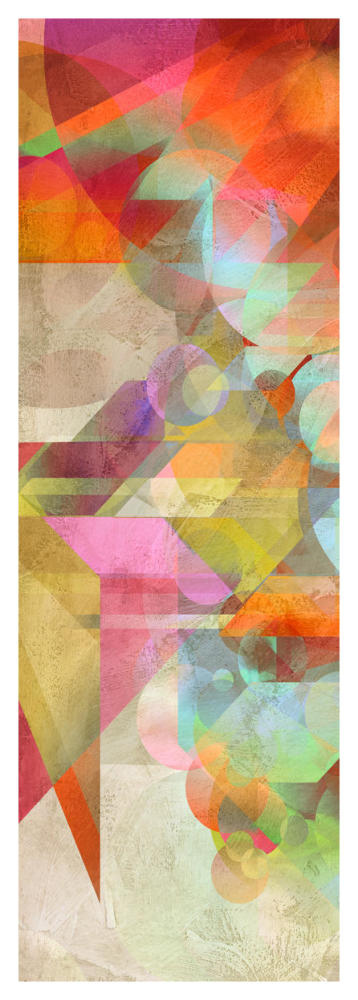 Colorfall I-Paper Art-20"x56"