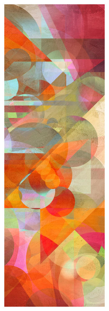 Colorfall II-Paper Art-26"x74"